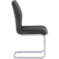 World Furniture 4 x Capri Dining Chair - Grey, Grey