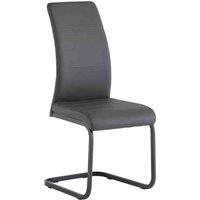 World Furniture 4 x Michigan Dining Chair - Grey W Grey Leg