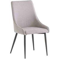 World Furniture 4 x Rimini Dining Chair - Grey Fabric, Grey