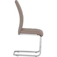 World Furniture 4 x Soho Dining Chair - Cappuccino, Brown