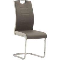 World Furniture 4 x Venice Dining Chair- Grey Light Grey, Grey