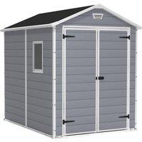 Keter Manor 6' x 8' Shed, Grey