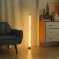 HOMCOM Rgb Floor Lamps Led Dimmable Corner Lamp With Remote Control & 16 Colours Effects