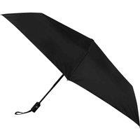 Totes Eco-Brella Auto Open/Close Miniflat Umbrella - Black, Black