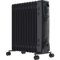 Mylek Oil Filled Heater Radiator 2.5kW - Grey