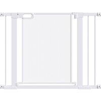 PawHut Pressure Fit Safety Pet Gate for Doorways and Staircases (75-103cm) - White, White