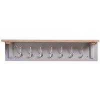 Charles Bently Charnwood Floating Shelf With Metal Hooks