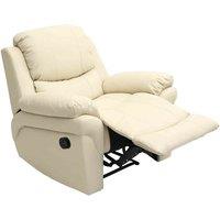 MADISON LEATHER RECLINER ARMCHAIR SOFA HOME LOUNGE CHAIR RECLINING GAMING