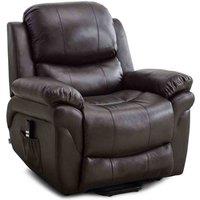 Madison Electric Dual Motor Rise Recliner - Brown