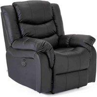 Seattle Electric Recliner - Black