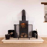 Charles Bentley Aspen Fireguard, Black