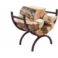 Charles Bentley Rosewood Small Log Holder, Black