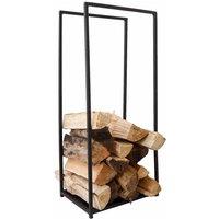 Charles Bentley Dogwood Log Holder, Black