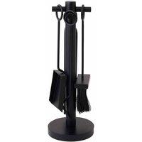Charles Bentley Olive Fireside Companion Set, Black