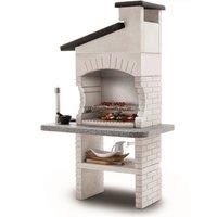 Palazzetti Guanaco 2 Masonry Wood or Charcoal BBQ, Grey