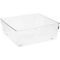Interiors by PH Square Set Of Two Square Kitchen Organiser, Clear