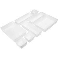 Interiors by PH Eight Piece Snack Set Organiser, Clear