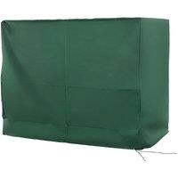 Outsunny Oxford Patio 3-seater Swing Chair Cover - 240L x 133W x 185H cm - Green, Green