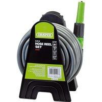 Draper 10 Meter Mini Hose Reel Set, Green