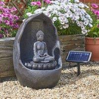Smart Solar Buddha - Hybrid Power, Grey