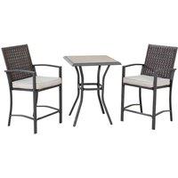 Sunjoy 3-pc. Counter Height Bistro Set