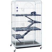 Little Friends Blenheim Extra Tall Rat Cage with Accessories 140cm - White, White