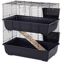 Little Friends Indoor 80cm Double Rabbit Cage, Multi