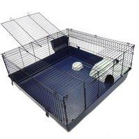 Little Friends Indoor Square Cage Rabbit/Guinea Pig, Multi