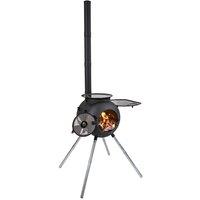Ozpig Series 2 Log Burner, Black