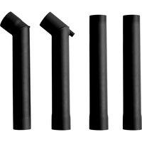 Ozpig Double Offset Chimney Kit, Black