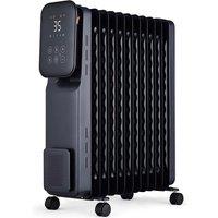 Mylek Oil Filled Radiator Portable Heater 2Kw, Black