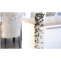 Thompson & Morgan 1 x String of Hearts 10cm Hanging Pot, Green