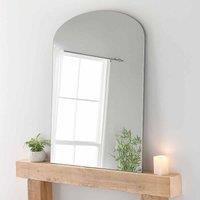 Yearn Mirrors Yearn Delicacy Large Mantle Mirror Silver Plain 91 X 120cm, Silver