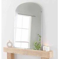 Yearn Mirrors Yearn Simplicity Mantle Large Mirror Silver Bevelled 92 X 121cm, Silver