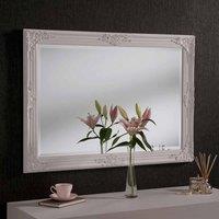 Yearn Mirrors Yearn Traditional Rectangular Mirror 104 X 74cm White, White
