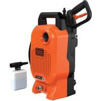 Black & Decker 1300w 110 Bar/1600PSI Pressure Washer, Orange