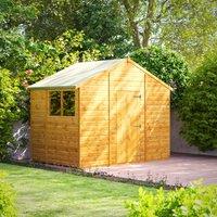 Power 6x10 Apex Shed, Brown