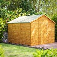 Power 10x10 Apex No Window Shed, Brown