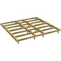 Power 10' x 10' Shed Base Kit, Brown