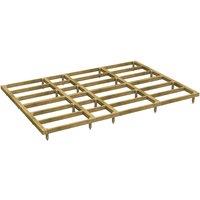 Power 14' x 10' Shed Base Kit, Brown