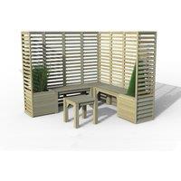 Forest Garden Modular Seating Option 3, Brown