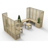 Forest Garden Modular Seating Option 5, Brown