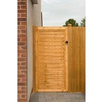 Forest Garden Lap Gate 6ft (1.82m High), Brown