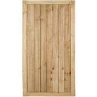 Forest Garden Pressure Treated Featheredge Gate 6'/1.80m, Brown
