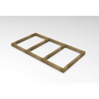 Forest Garden 6' x 3' Shed Base Pressure Treated, Brown