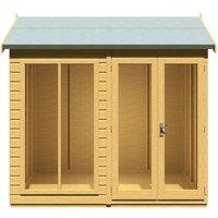 Shire Mayfield 8 ft x 6 ft Summerhouse, Brown