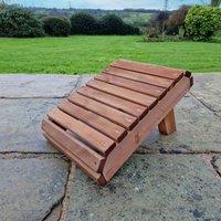 Churnet Valley Garden Furniture Churnet Valley Outdoor Footstool, Brown