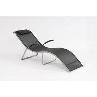 Suntime Monte Carlo Sun Lounger, Black