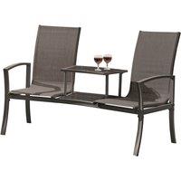 Suntime Havana Charcoal Duo Seat, Black