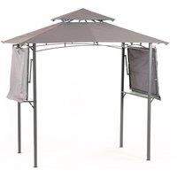 Suntime BBQ Gazebo with Eaves, Grey